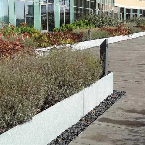 Bordure de jardin angle supperieur plié  Acier galvanisé