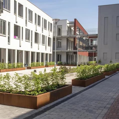 Murs de soutènement 400 droit Acier corten
