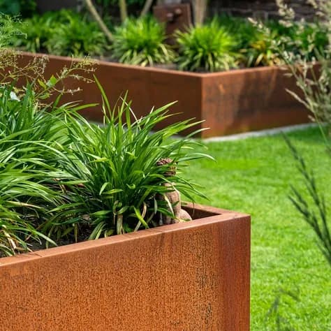 CARREZ Sur roulettes Acier corten