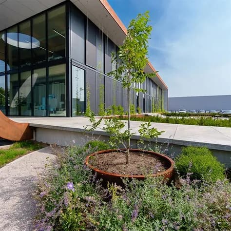 CIRCUM Sans fond Acier corten