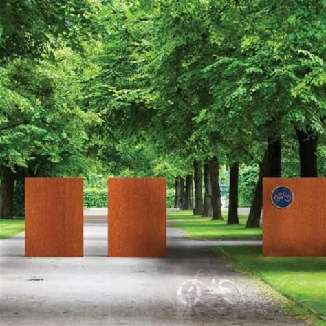 Murs Acier corten
