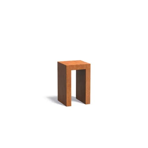 U-Socle Acier corten