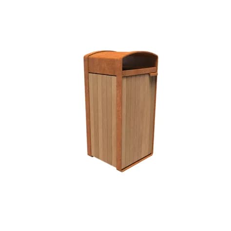 STORR avec bardage bois Acier corten