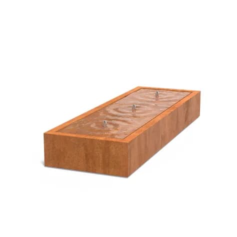 Tables d'eau standard Acier corten