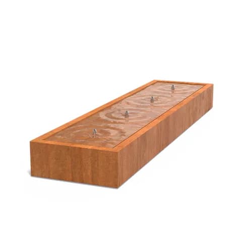 Tables d'eau standard Acier corten