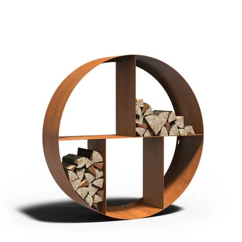 LOGG ronde Acier corten