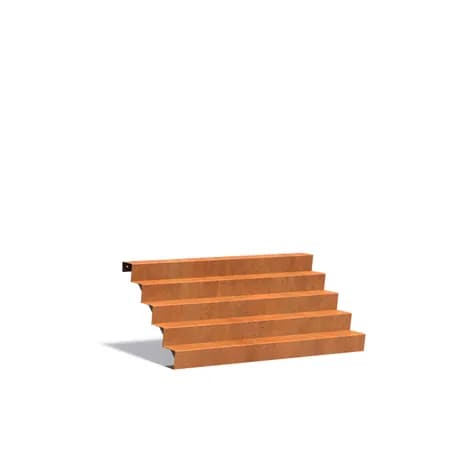 Escaliers Acier corten