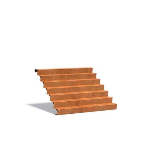 Escaliers Acier corten