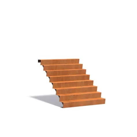 Escaliers Acier corten