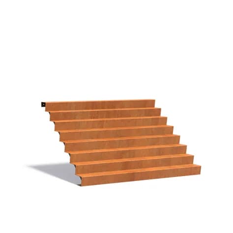 Escaliers Acier corten