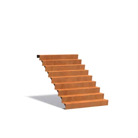 Escaliers Acier corten