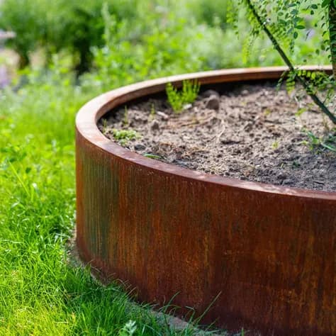 CIRCUM Sans fond Acier corten