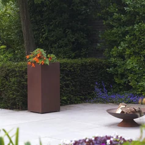 CARREZ avec fond Acier corten