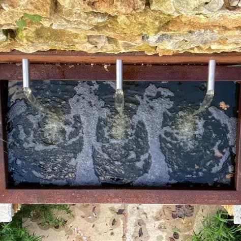 Parois de bassin autoportante Acier corten