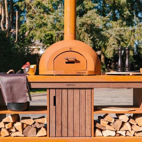 STATION DOME Acier corten