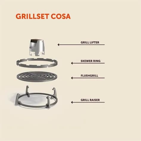 Grill set Acier