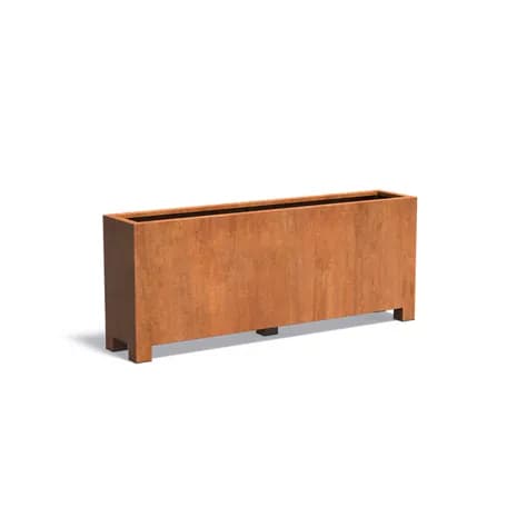 CARREZ avec pieds Acier corten