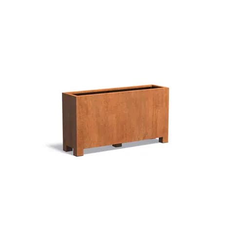 CARREZ avec pieds Acier corten