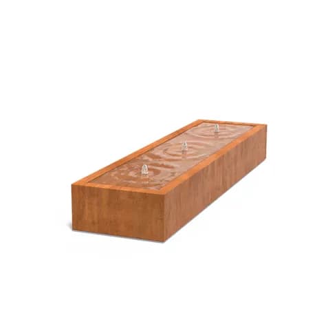 Tables d'eau standard Acier corten