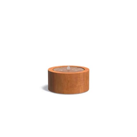 Tables d'eau ronde Acier corten