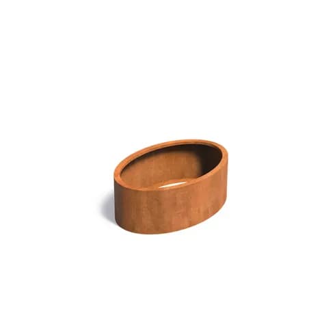 ELLIPSE Sans fond Acier corten