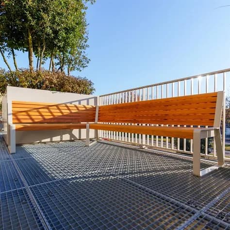 STORR avec dossier Acier corten