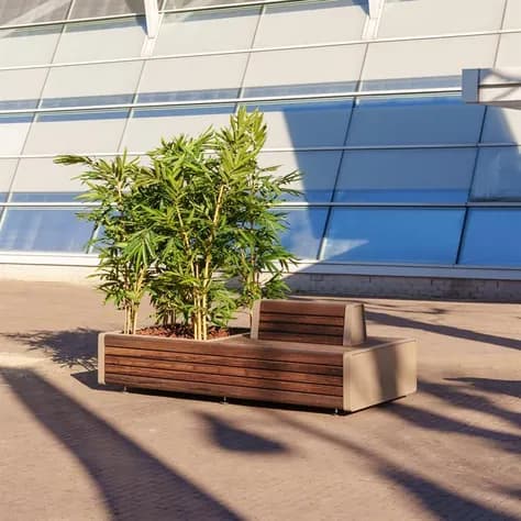 STORR avec double banc Aluminium