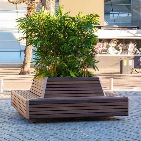STORR avec banc d'angle Aluminium