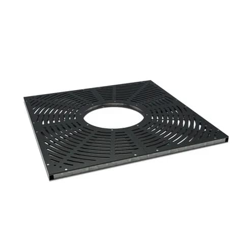 Grilles d'arbres carré 1800 Acier enduit