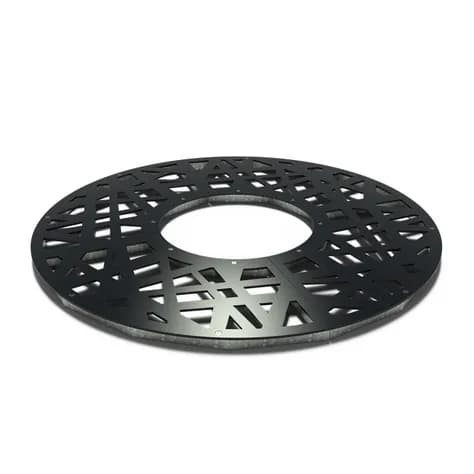 Grilles d'arbres ronde 1800 Acier enduit