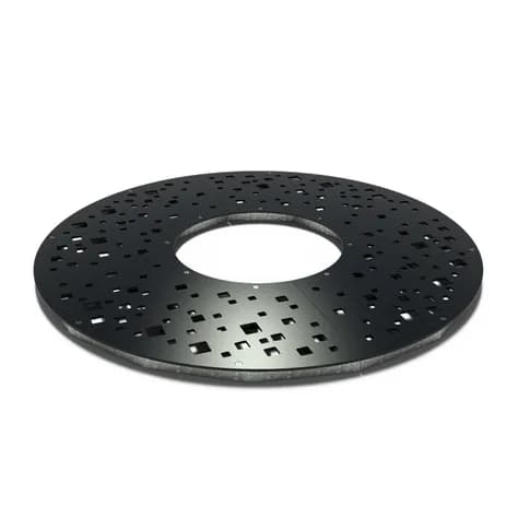Grilles d'arbres ronde 1800 Acier enduit