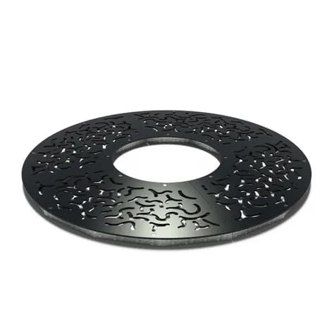 Grilles d'arbres ronde 1800 Acier enduit