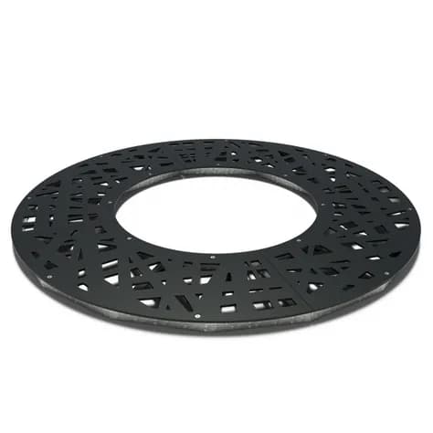 Grilles d'arbres ronde 1950 Acier enduit