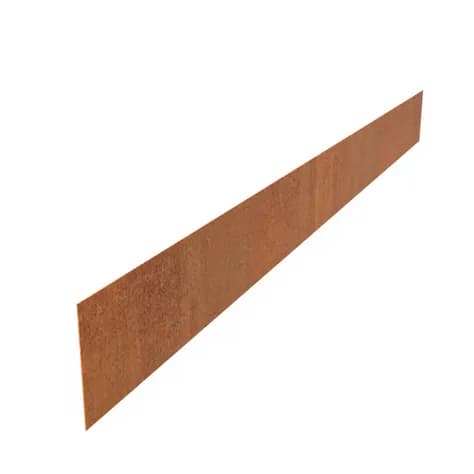 Bordure de jardin bord supperieur droit  Acier corten