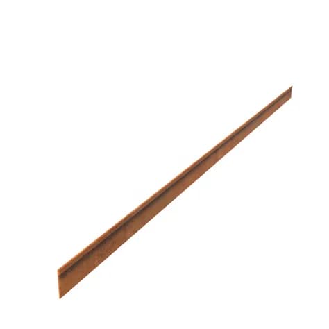 Bordure de jardin bord supperieur aplati  Acier corten