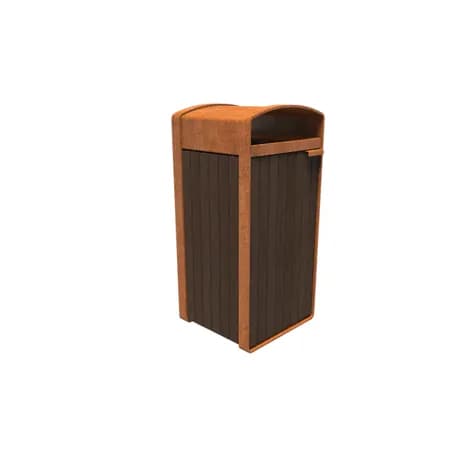 STORR avec bardage bois Acier corten