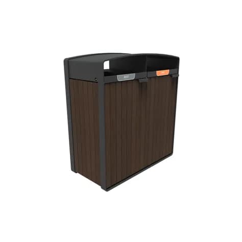 STORR avec décoration en bois Acier enduit