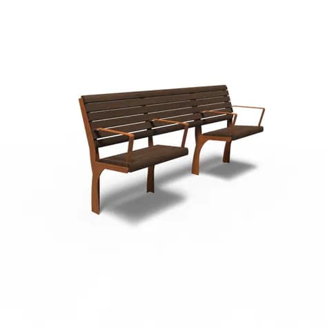 GRO canapé senior Acier corten