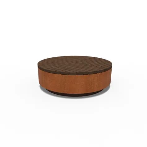 AROS ronde Acier corten