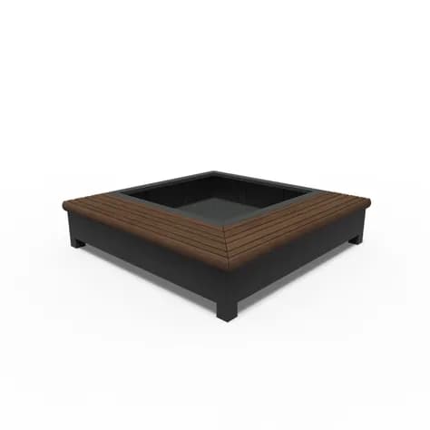 AROS avec banc d'angle Aluminium