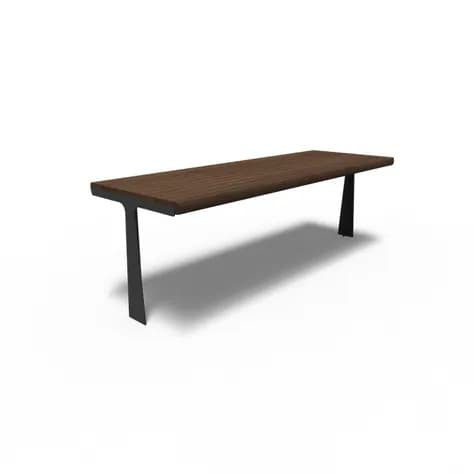 GRO Les Table Acier enduit