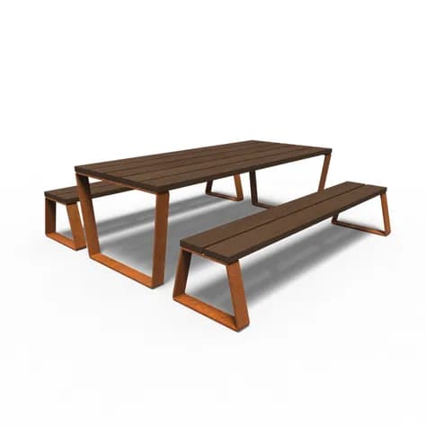 MIO set de pique-nique Acier corten