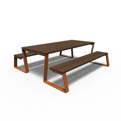 MIO set de pique-nique Acier corten