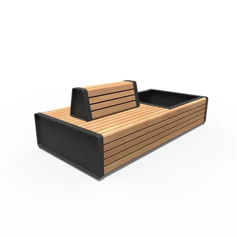 STORR avec double banc Aluminium
