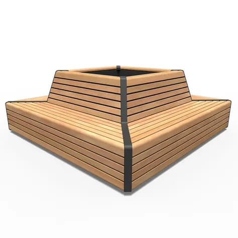 STORR avec banc d'angle Aluminium