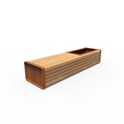 STORR avec canapé simple Acier corten