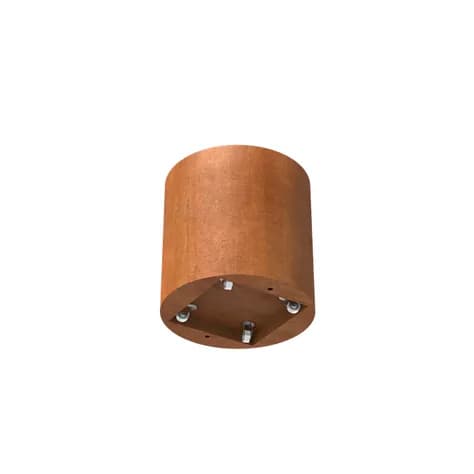 CIRCUM sur roulettes Acier corten