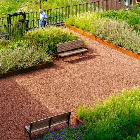 GRO avec dossier Acier corten