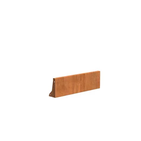 Murs de soutènement 300 droit Acier corten