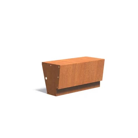 Murs de soutènement 500 Revert droit Acier corten